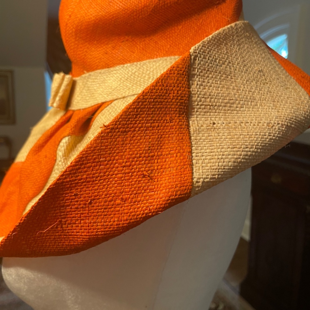 Elegant Hat made in Madagascar Large Brim to halt sunlight
